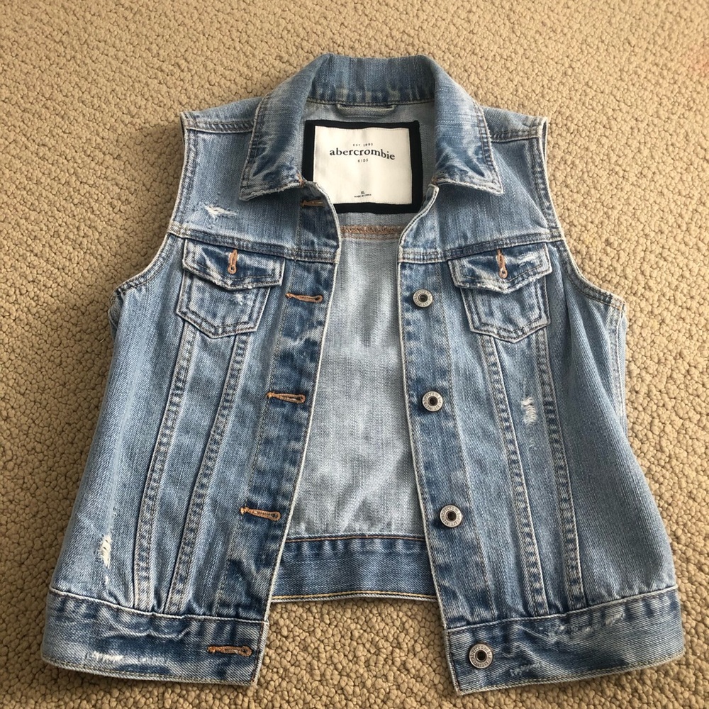 Jean jacket vest